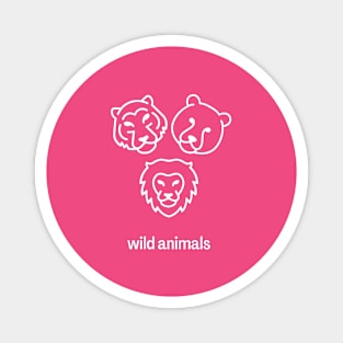 T-Shirt Design Wild Animals Magnet